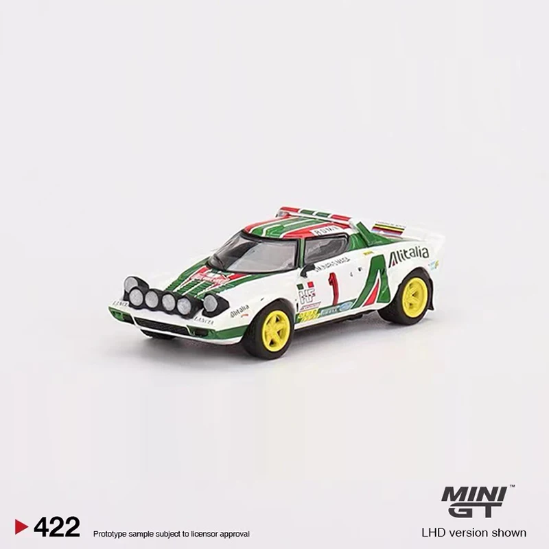 Мини GT 1:64 модель автомобиля Lancia Stratos HF 1977 ралли монтескарло победитель #1 литой