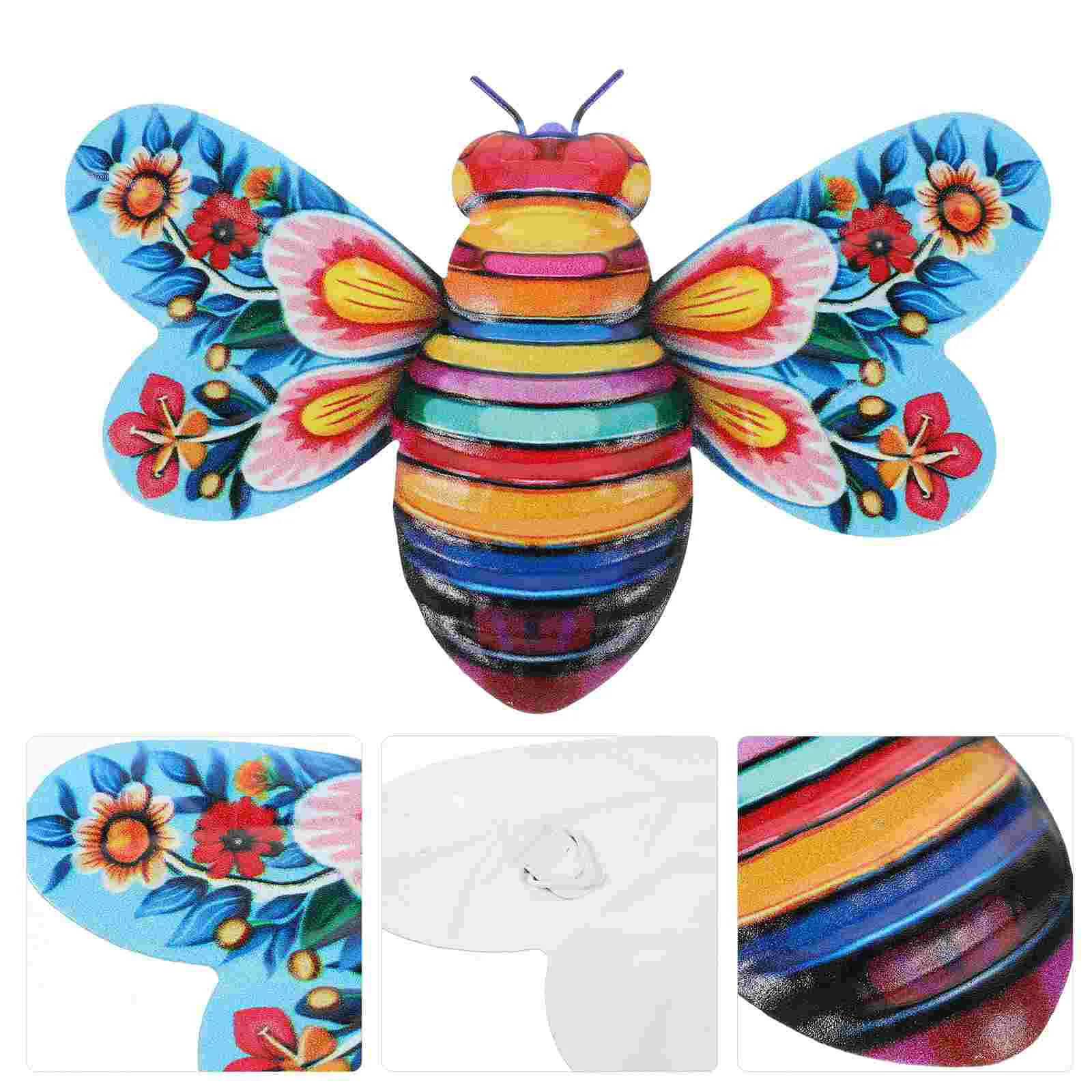 Железные пчелы винтажный кулон настенный декор подвесные украшения для забора