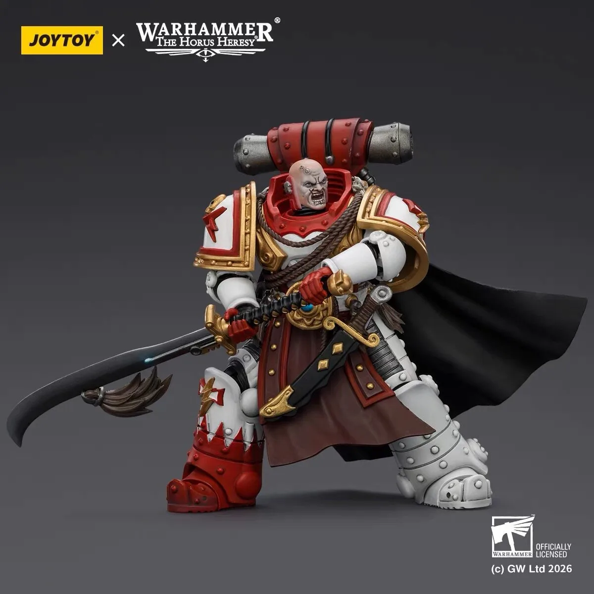 Фото Аксессуары: Фигурки Joytoy Warhammer 1/18 White Scars Hibou Khan, Seeker of Atonement №3