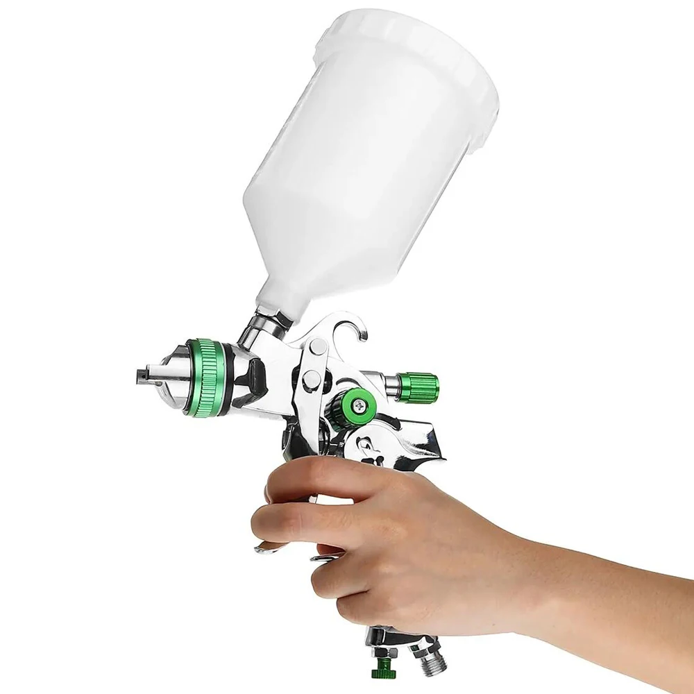 

WENXING Professional HVLP Spay Gun 1.4/1.7/2.0mm Nozzle Gravity Airbrush For Car Painting