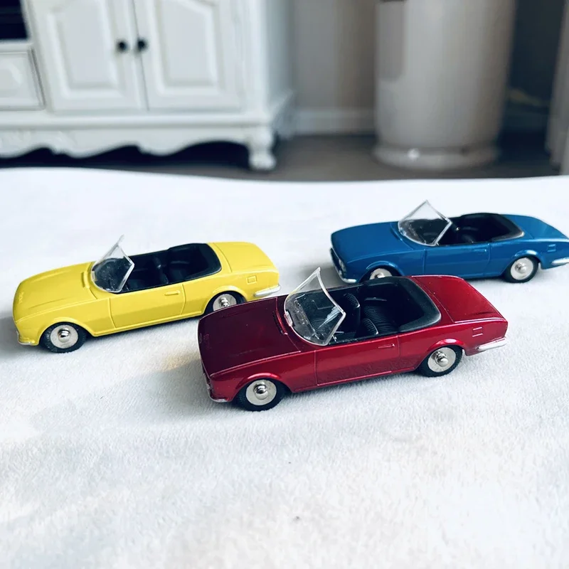 Фото Литой под давлением сплав 1/43 Dinky Cabriolet 504, трансформируемая модель спортивного автомобиля, металлический классический автомобиль, коллекция игрушек для взрослых №4