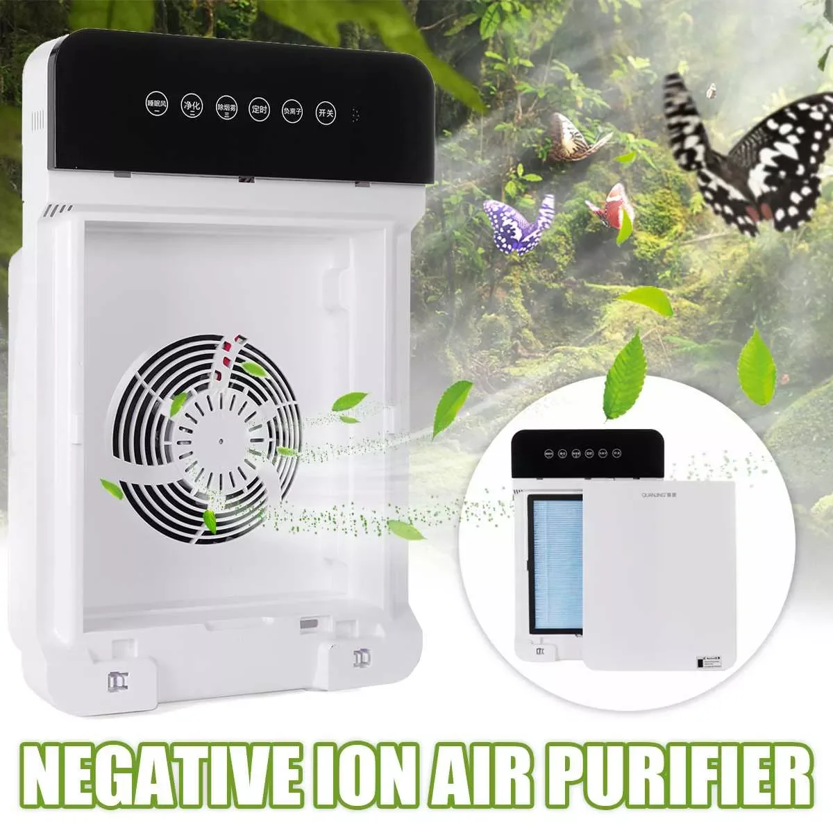 300m3 Air Purifier for Home Hotel Aroma Diffuser Machine Intelligent Timing Touch Screen Electric Air Purifiers Machine for Home