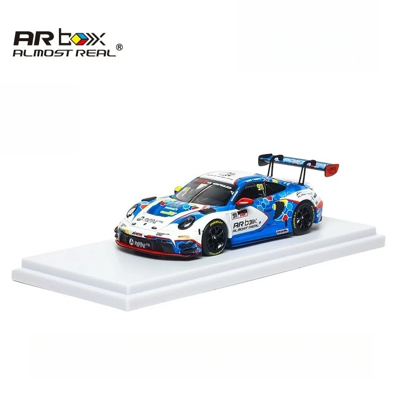 Фото Модель Almost Real AR Box в масштабе 1:464 Porsche 911 GT3 R 2026 GT World Challenge Asia Sepang # Коллекционная модель автомобиля 911 из литого металла №2