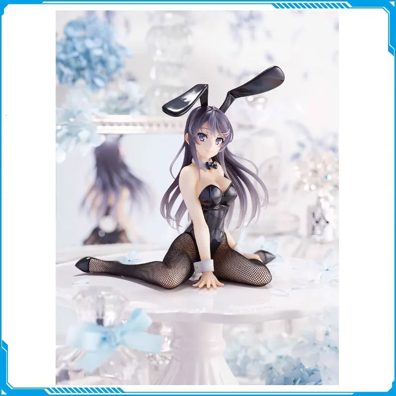 

Original Taito AMP Sakurajima Mai Action Figures Cute Sitting Position Model Toys Artist Rascal Does Not Dream of Bunny Girl
