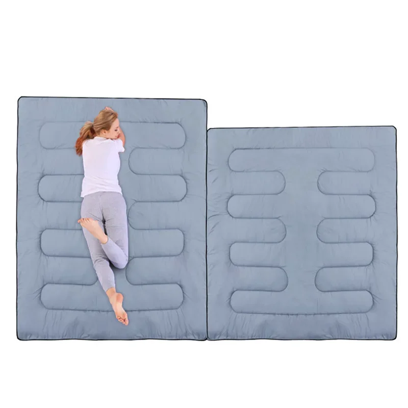 4 в 1 пара спальных мешков для взрослых конверте стиль отдыха на природе кемпинга