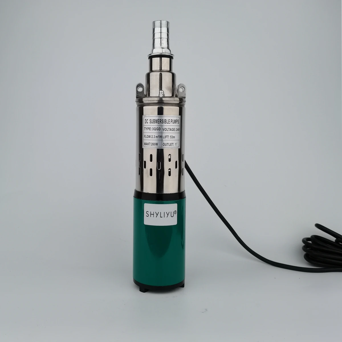 Погружной водяной насос SHYLIYU на солнечной батарее для глубоких скважин высокого