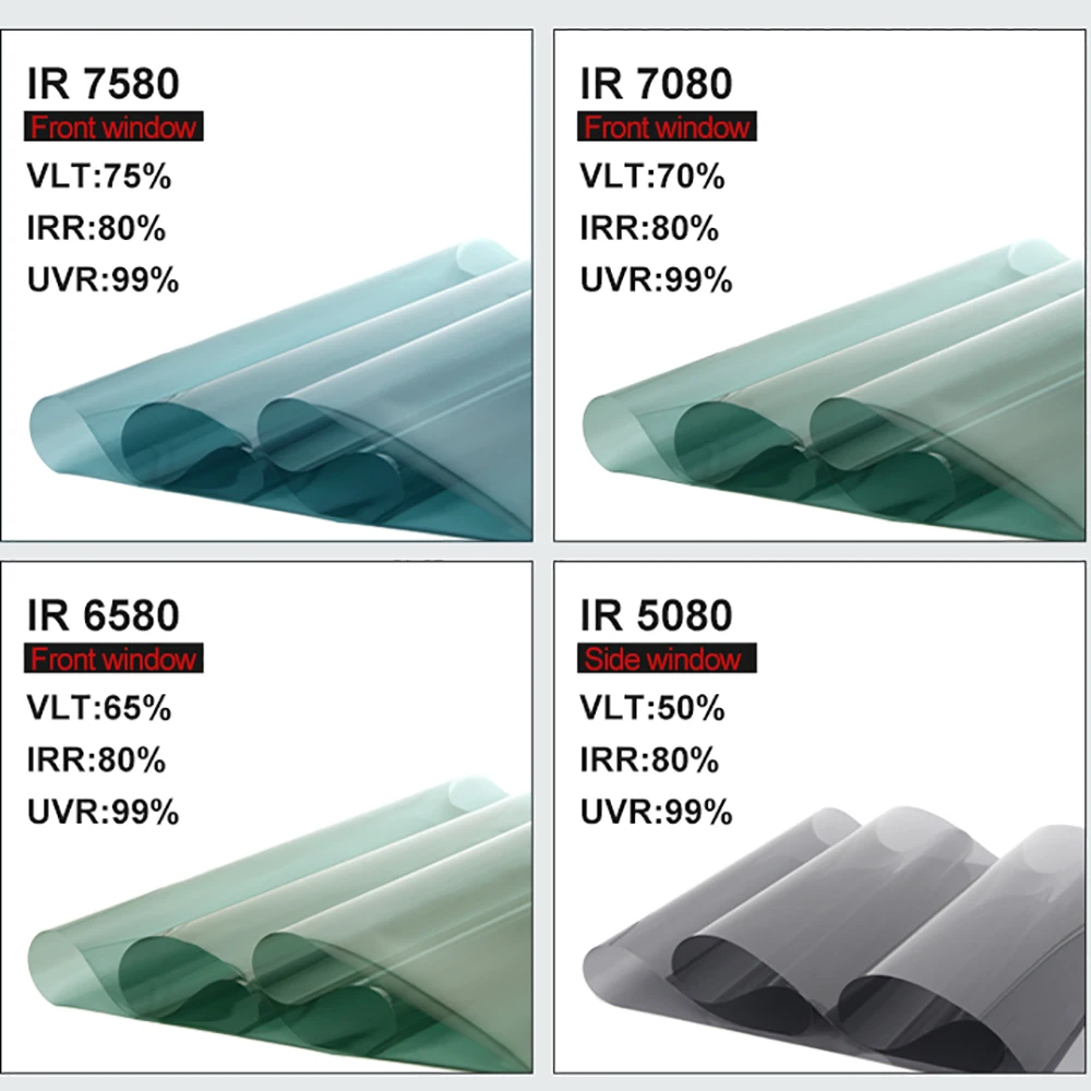 

50cmX300cm Nano Ceramic UV99% Anti-glare UV Protection High Quality Solar Car Window Tint Film