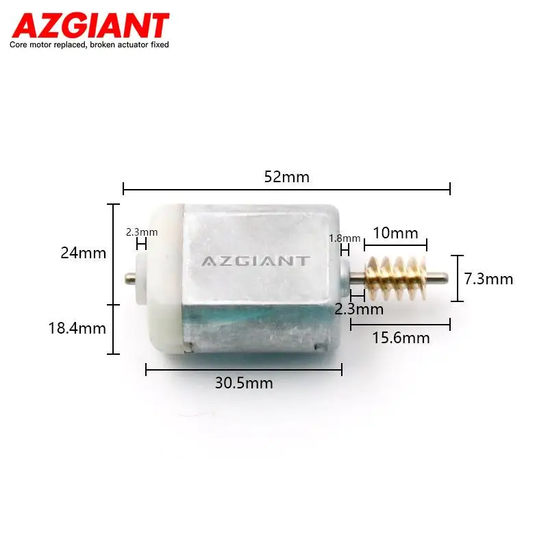 Привод автомобильного дверного замка AZGIANT A2037200135 двигатель постоянного тока 12 В