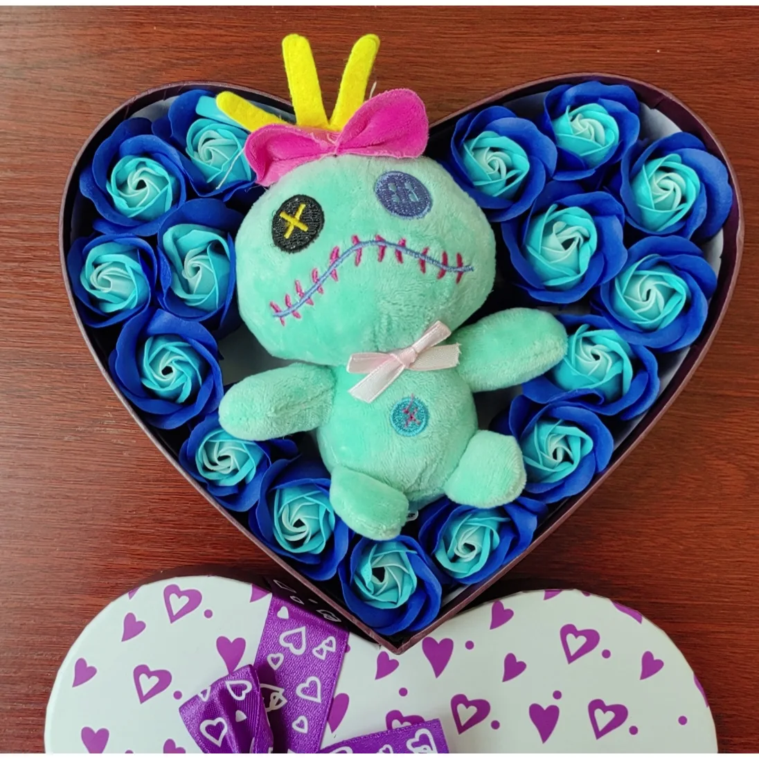 Sanrio мультфильм Hello Kitty плюшевые куклы игрушки букет роз подарочная коробка Kuromi