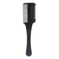 double edge razor hair cutting comb for thin and thick hair trimming and styling hair razor with comb split ends