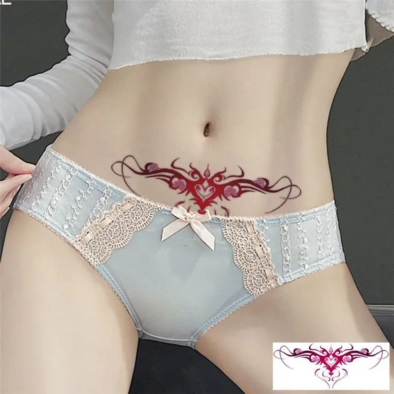 

Водостойкая прочная привлекательная тату-наклейка hotwoman для привлекательных малышей, милая тату-наклейка для живота с демоном, оптовая продажа, искусственная татуировка для женщин, художественная татуировка