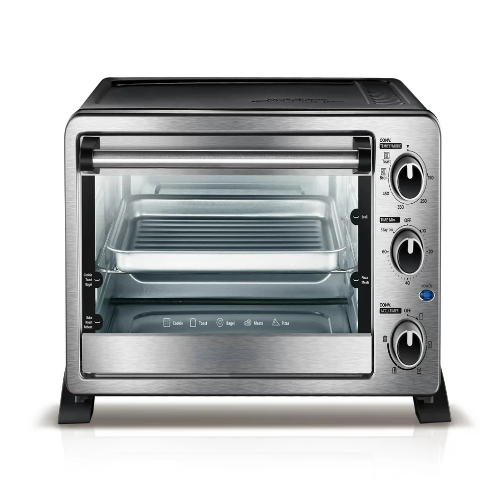 

6- Convection Toaster Oven, Stainless Steel