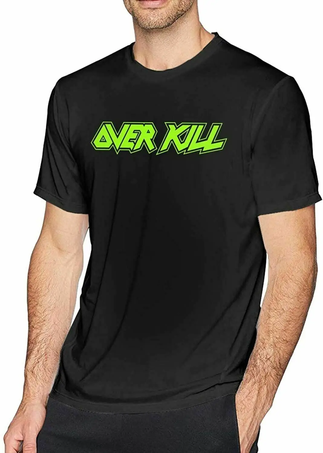 

Joseph E Hinton Overkill Mens Fashion T Shirt Cotton Tee Shirts Short Sleeve