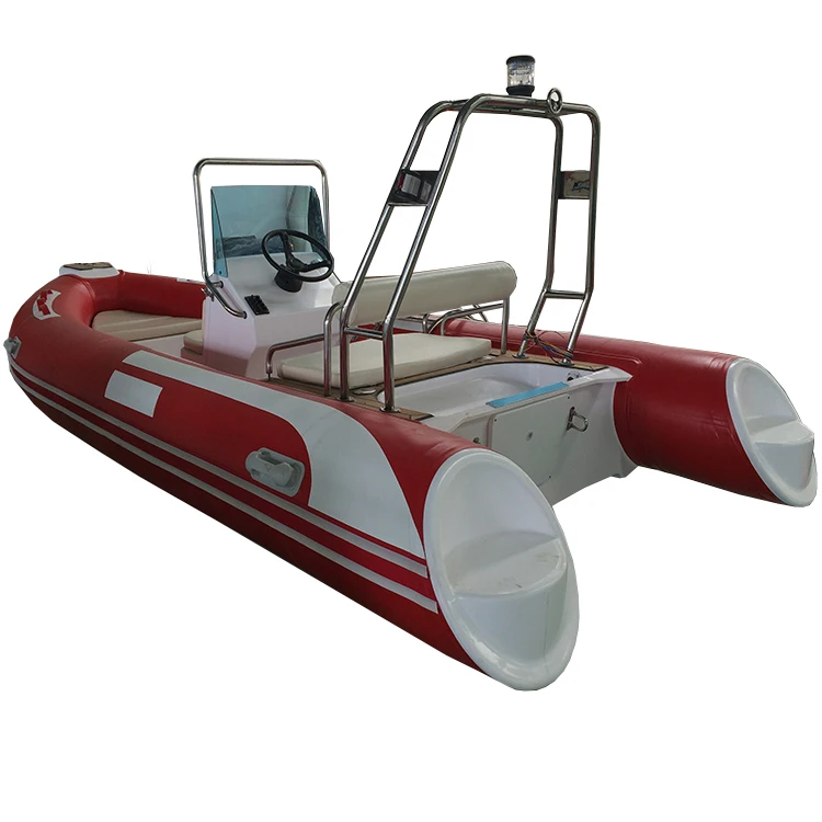 Роскошная надувная лодка из стекловолокна 480 гипалон ПВХ подвесной мотор двойная