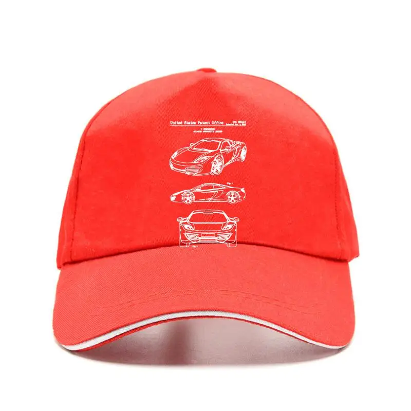 

Men Hat McLaren Automotive Limited Patent White Unisex Bill Hat Printed Baseball Cap Baseball Cap Bill Hats