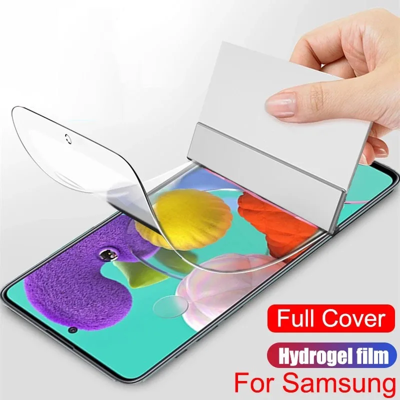 Гидрогелевая защитная пленка HD для Samsung Galaxy F13 F23 F41 M51 M31 M21 M11 M01 A01 A11 A21 A31 A41 A51 A71