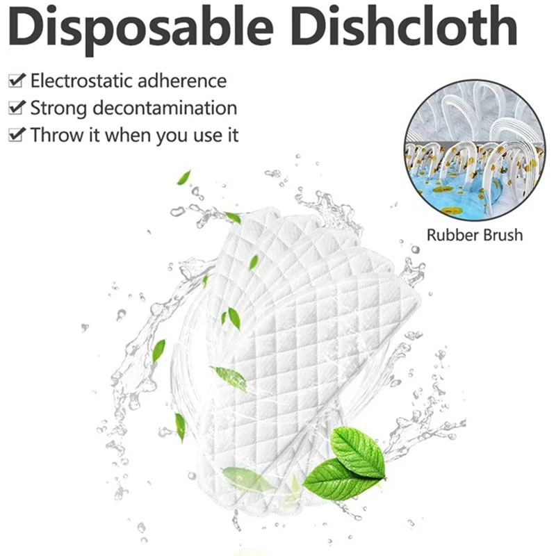 

100 шт., тряпки для робота-пылесоса Ecovacs Deebot Ozmo T8 T9