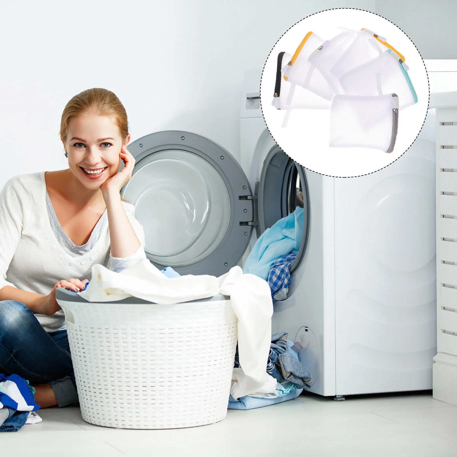 6-шт. мешок для белья маленькая стиральная машина защита бюстгальтеров стирка