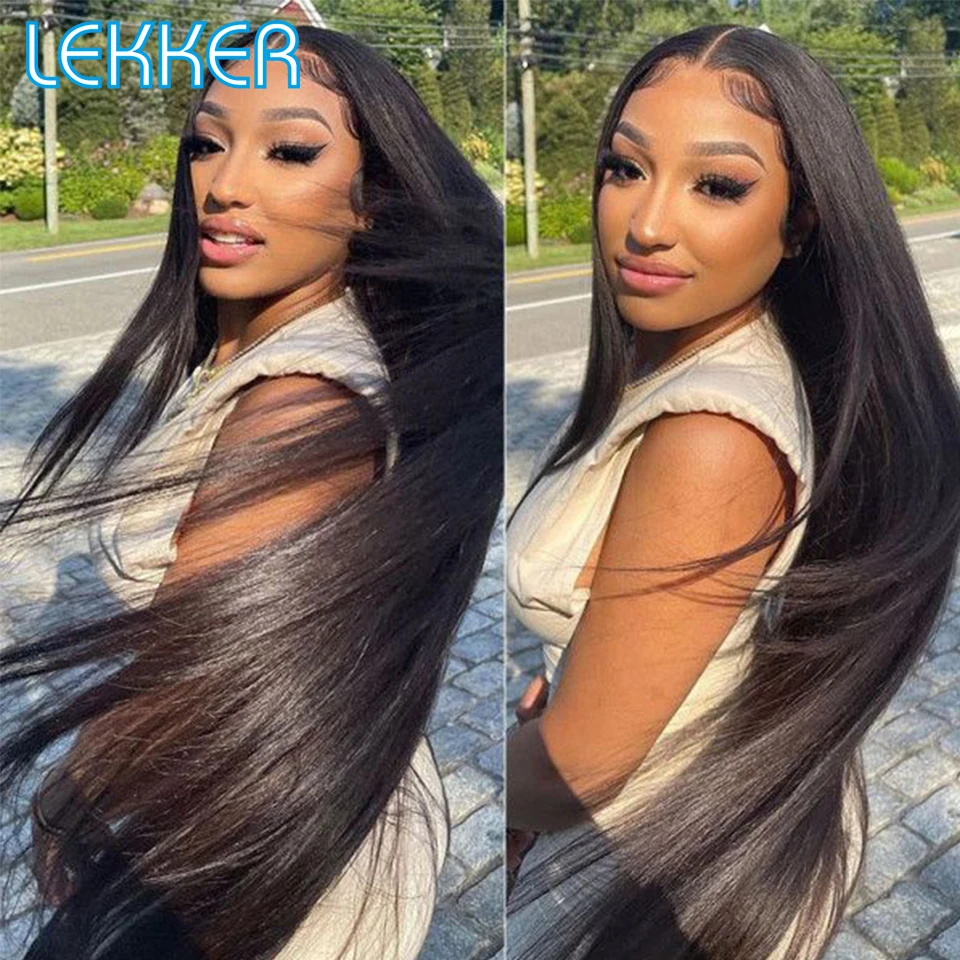 Парик Lekker из прямых человеческих волос 13x4