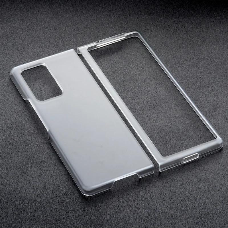 

For Samsung Galaxy Z Fold 2 mobile phone case frosted all-inclusive anti-fall folding screen protective cover translucent