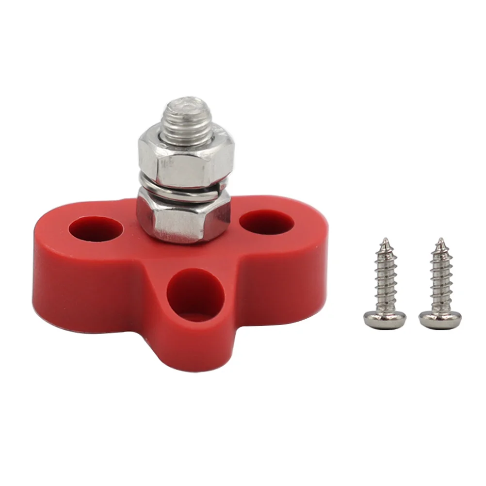 

Terminal Block Distributionbus Bar Car Strips Power 48V Marine Trailer Autojunction Post Electrical Boating Copper