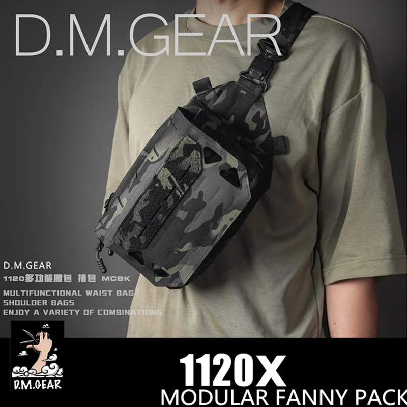 

DMGear 1120X Original Multifunctional Waist Bag Tactical Chest Hanging Trend Satchel Outdoor Hunting Functional Bag