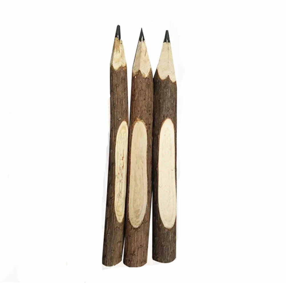 

15pcs Outdoor Wooden Pencils Tree Rustic Twig Pencils Party Favors 13cm Kids Toddler Office School Classroom