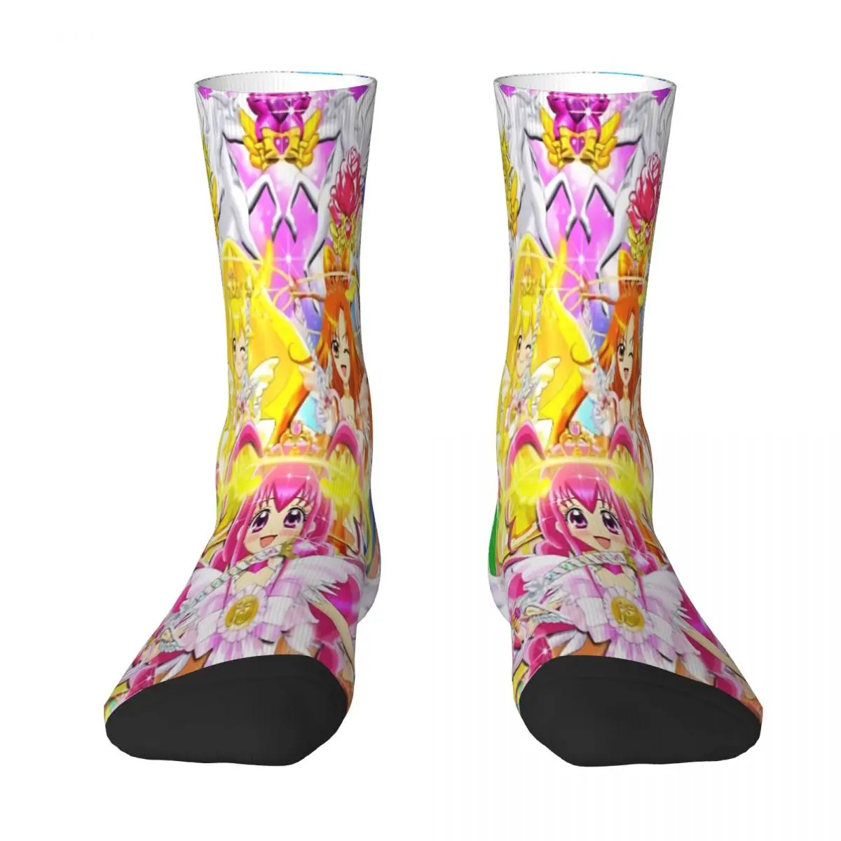 

Smile Angels Pretty Cure Precure Princess Anime Sock Socks Men Women Polyester Stockings Customizable Sweetshirt