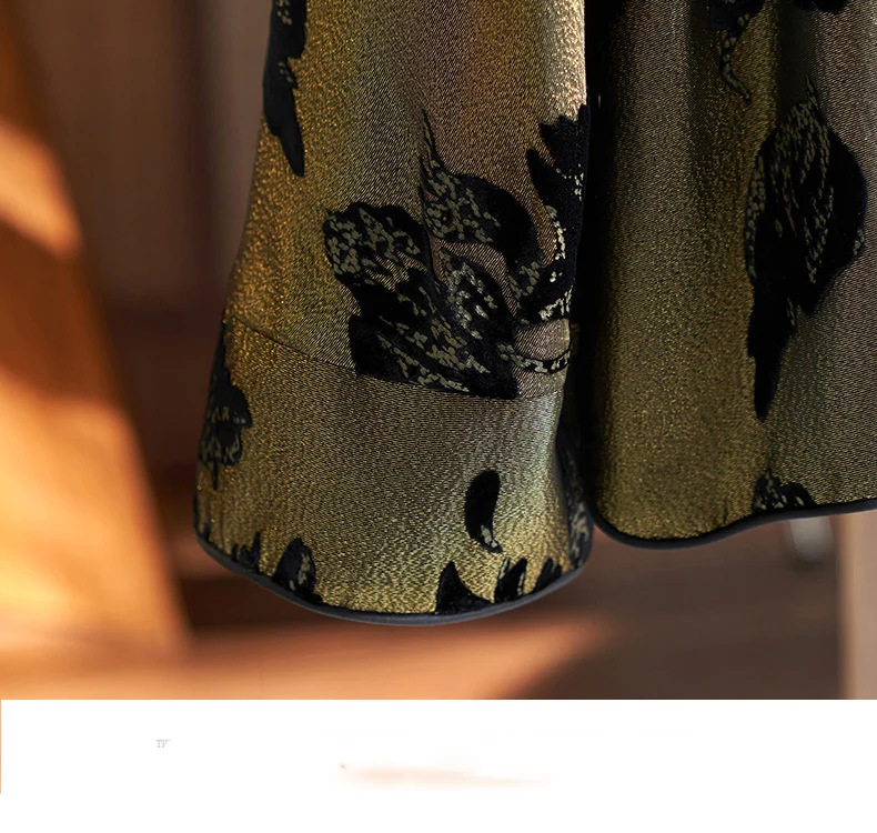 Высочайшее качество осенний новый шелковый бархатный топ с круглым вырезом