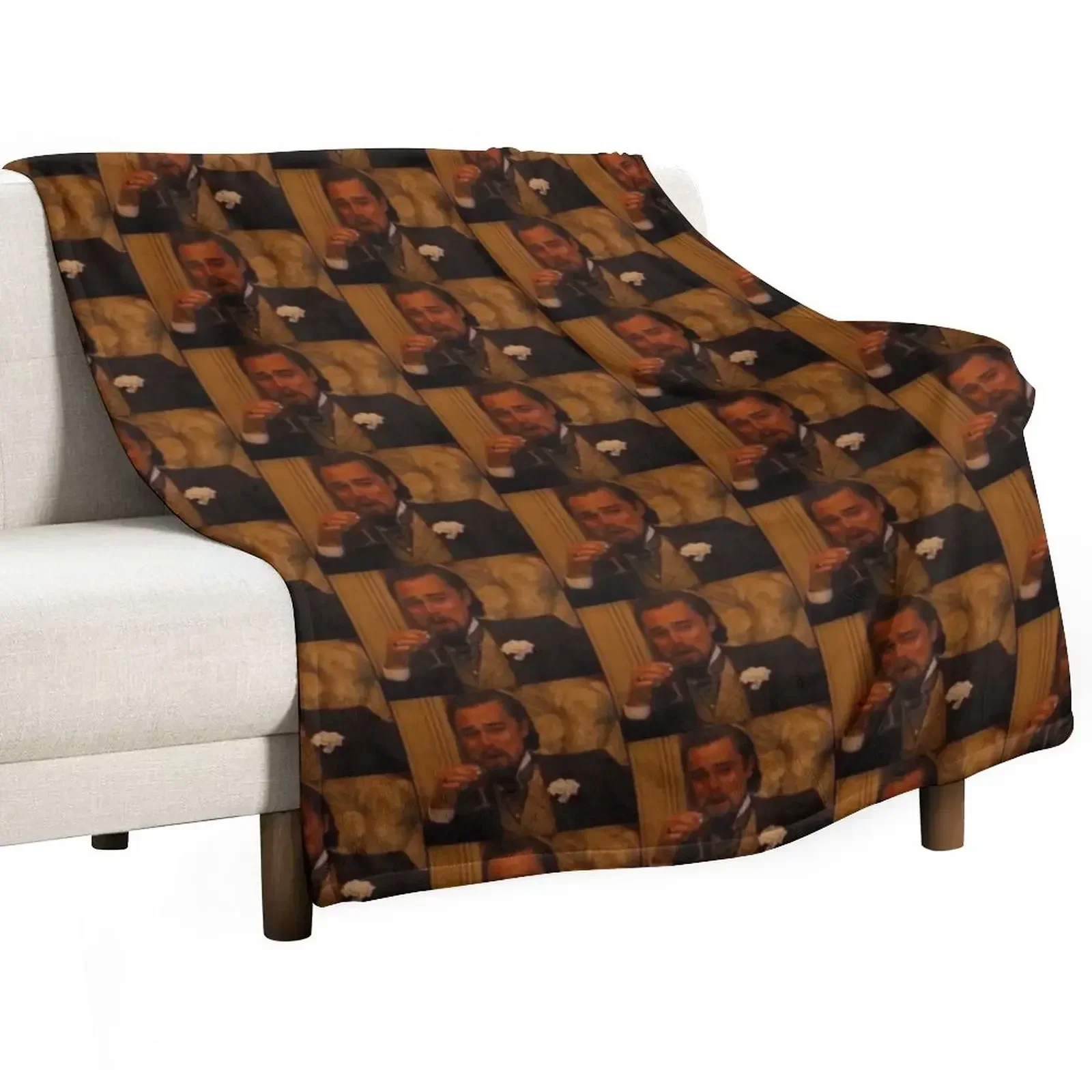 Leonardo DiCaprio Meme Throw Blanket Luxury bed plaid Blankets