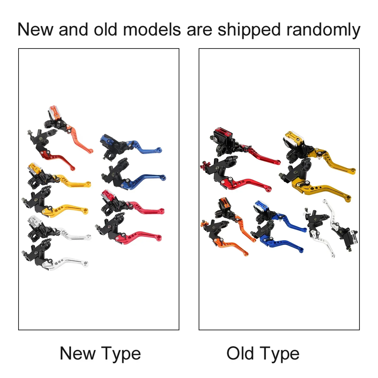 1 пара 7/8-дюймовых рычагов главного тормозного цилиндра мотоцикла универсальный