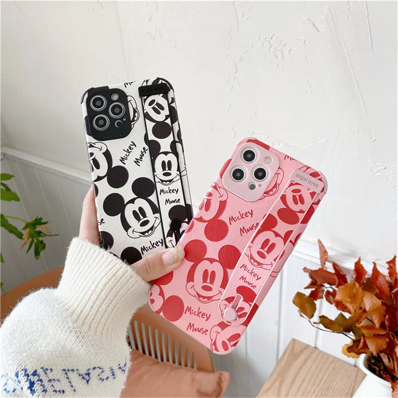 

Чехол на запястье с изображением Диснея Микки и Минни iPhone12