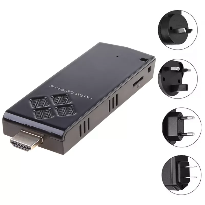 

W5 Pro MINI PC Mini Computer Stick I-ntel A-tom Z8350 Quad Core 1.44GHz 2GB/32GB Windows 10 Pro TV Stick Win10 Computer PC