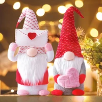 valentines day gnome plush doll decorationscute mr mrs scandinavian tomte dollhandmade decor valentines gifts for womenmen