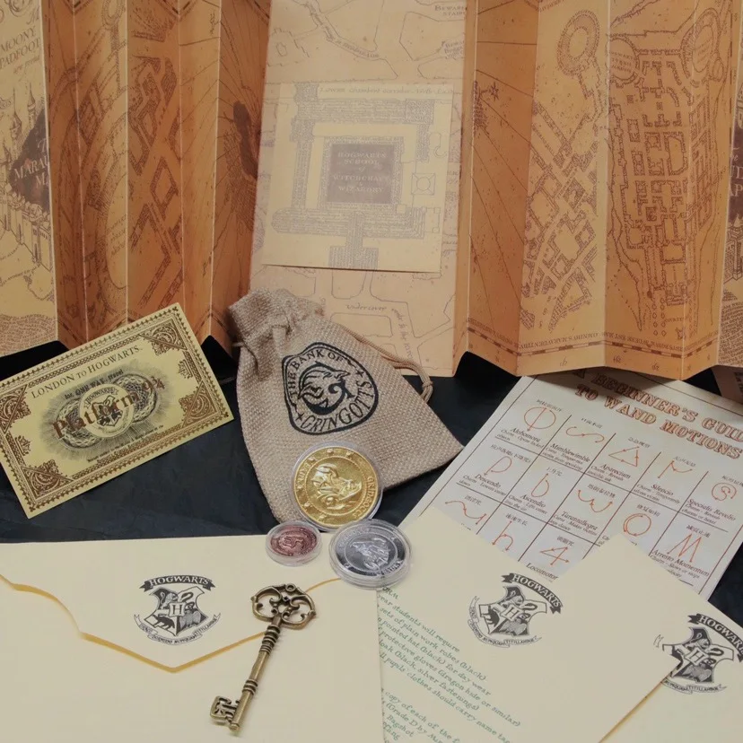 Волшебная школьная карта мародера Хэрри аниме фигурки Хогвартс реквизит для