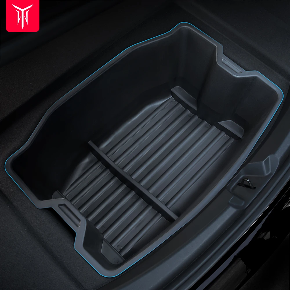 

YZ For Tesla Model 3 Model Y Regular Trunk Stroage Box For Model3 ModelY Flock-lined Trunk Stroage Box Interior Car Accessories