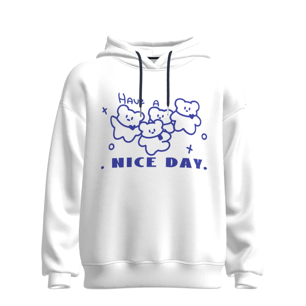 

Fashion Men's Pocket Hoodie Printed Sweatshirt