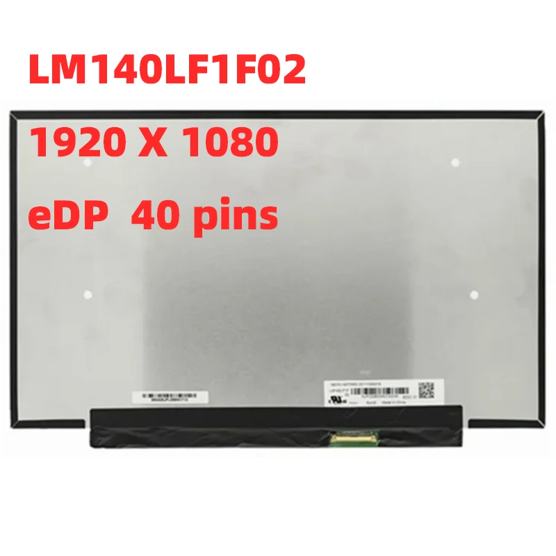 

for Lenovo Xiaoxin Air 14 2020 14.0"inch Laptop Lcd Screen Display LM140LF1F02 LM140LF1F01 120Hz FHD 1920x1080 IPS 40Pin