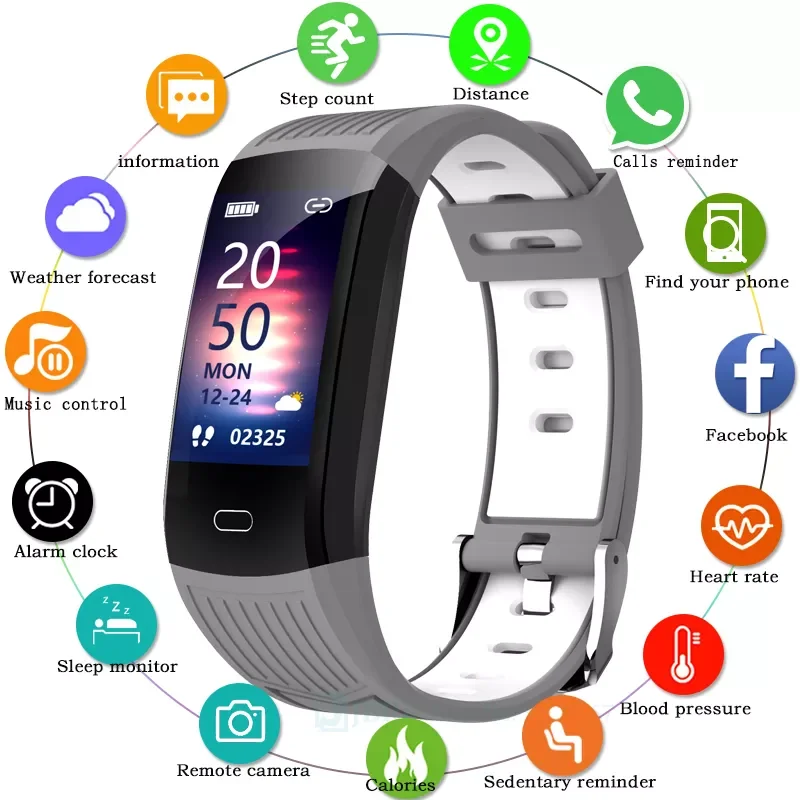 

2022 Sport Smartwatch Men Women Smart Watch Fitness Bracelet Waterproof Bluetooth Smart Clock Heart Rate Monitor For Android iOS