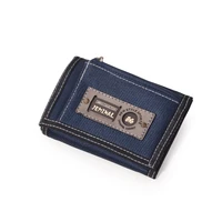 new designers teens student boys and girls nylon wallet tri fold money zipper coin purse card holder waterproof