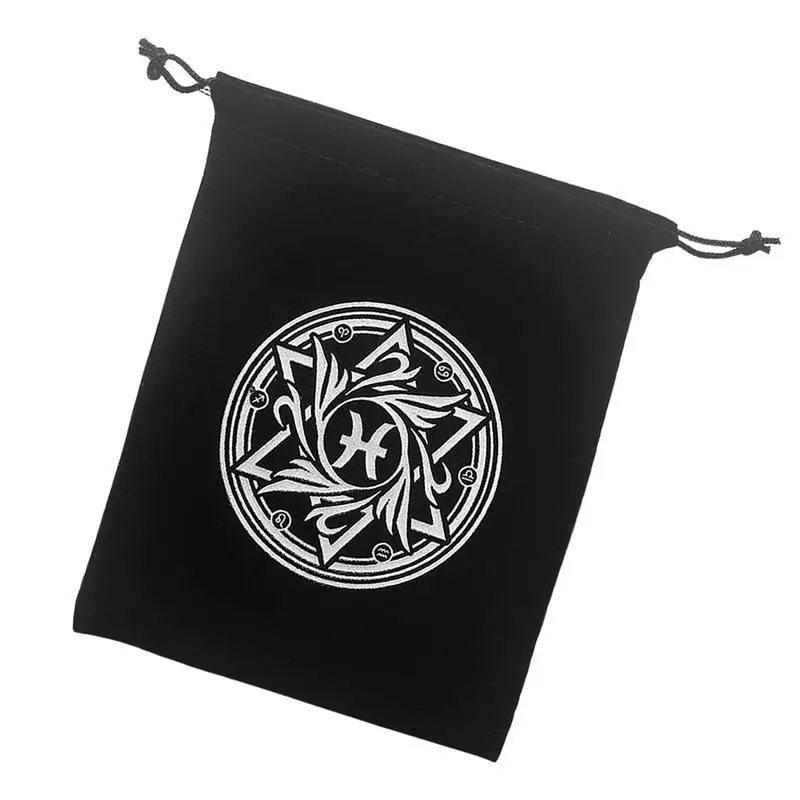 

Tarot Bags With Drawstrings Velvet Tarot Rune Bag With Drawstrings Velvet Double Sided Print Tarot Pouch Bag For Tarot Oracle