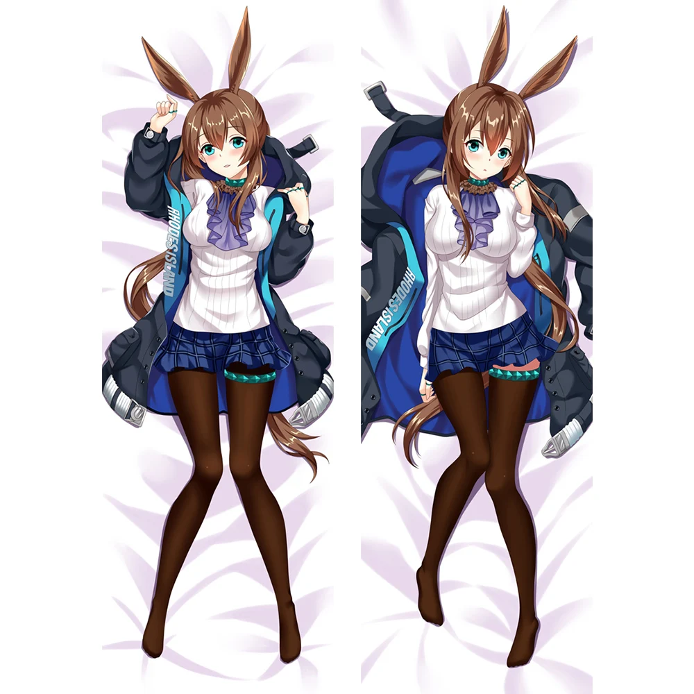 

Arknights Anime Body Pillowcase Comic Amiya Dakimakura Cover Pillow Case