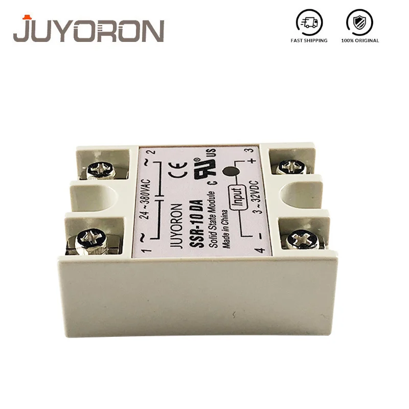 SSR-25DA SSR-40DA SSR-60DA SSR-25AA 40AA 40DD Solid State Relay SSR 10A 25A 40A 60A Module for PID Temperature Control - купить по