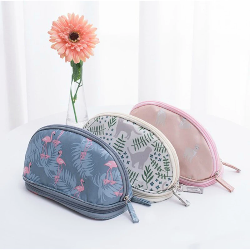

Women's Bag Printing Cosmetic Bag Portable Large Capacity Double Layer Cosmetic Storage Bag Clutch Travel Washing Multifunctiona