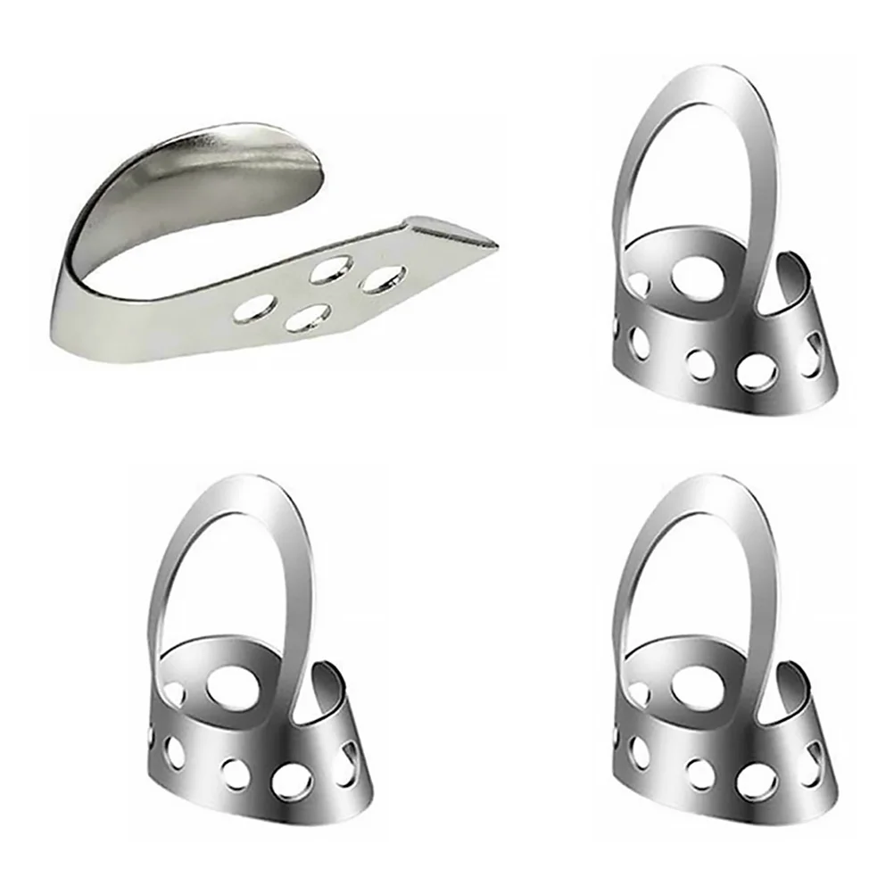 

Celluloid Guitar Picks Stainless Steel Thumb Pick Ukulele Picks Celluloid Guitar Picks Banjo Finger Picks