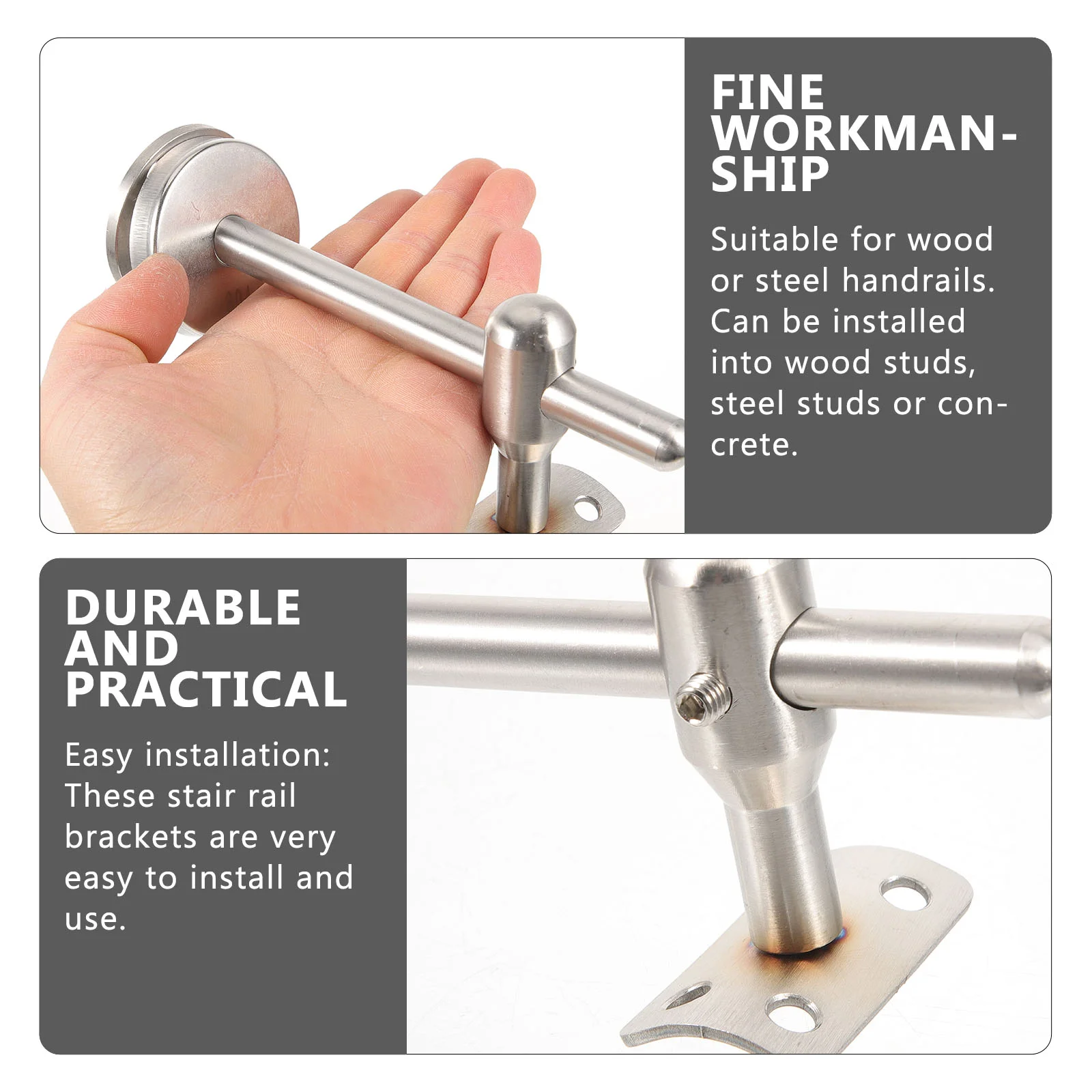 Лестничные перила ручные кронштейны для перил держатель из нержавеющей стали