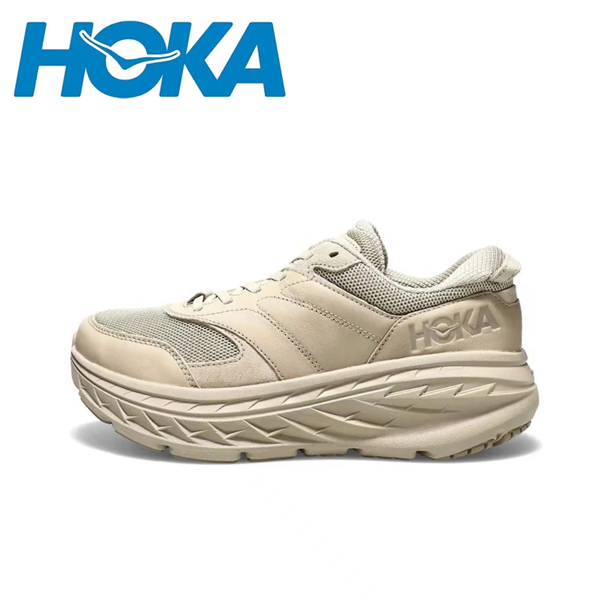 

HOKA Bondi L GTX Men Women Outdoor Shoes Road Trekking Travel Shoes Cushioning Thick Bottom Platform Runner Non-Slip Sneakers