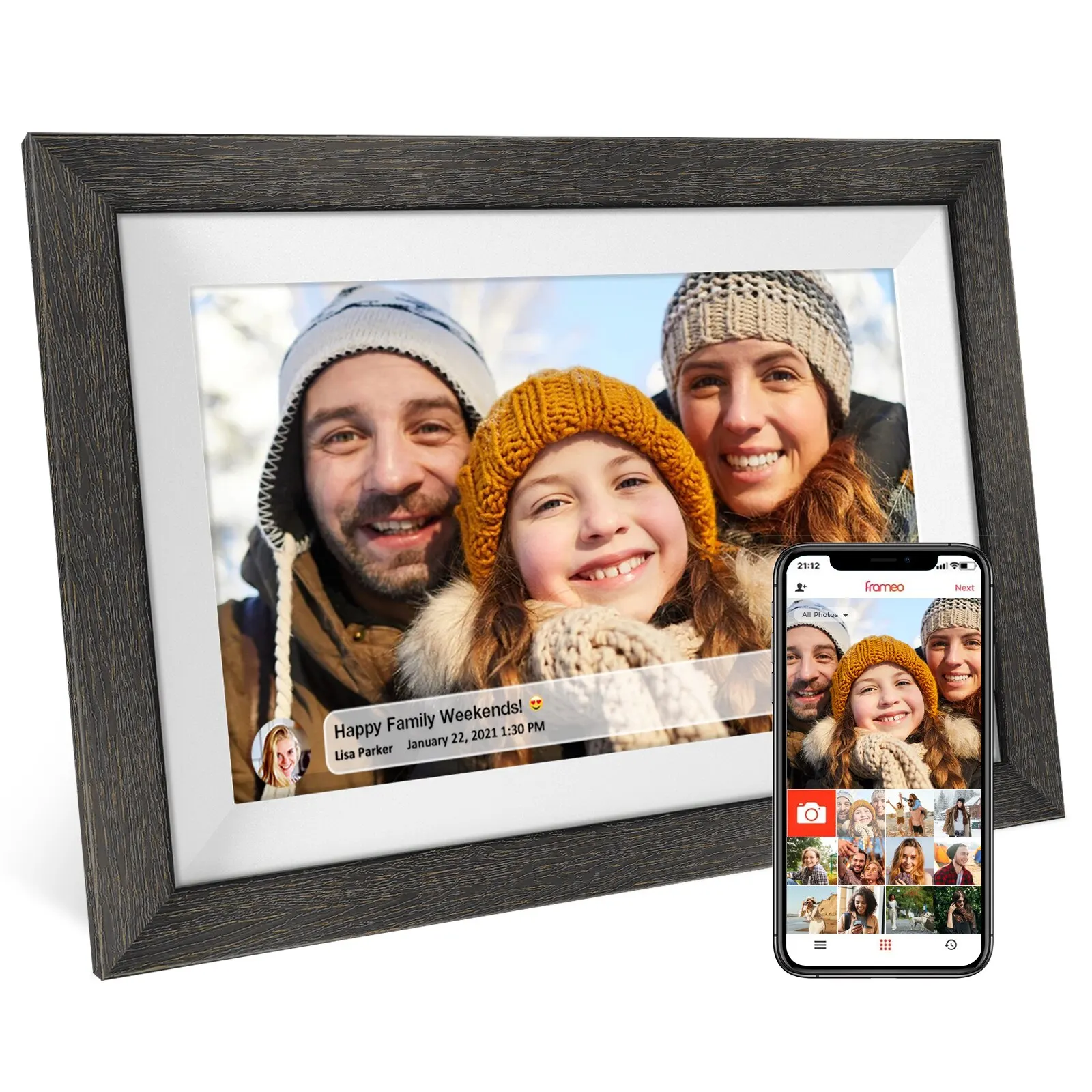 Умная цифровая фоторамка Frameo 32 Гб | AliExpress