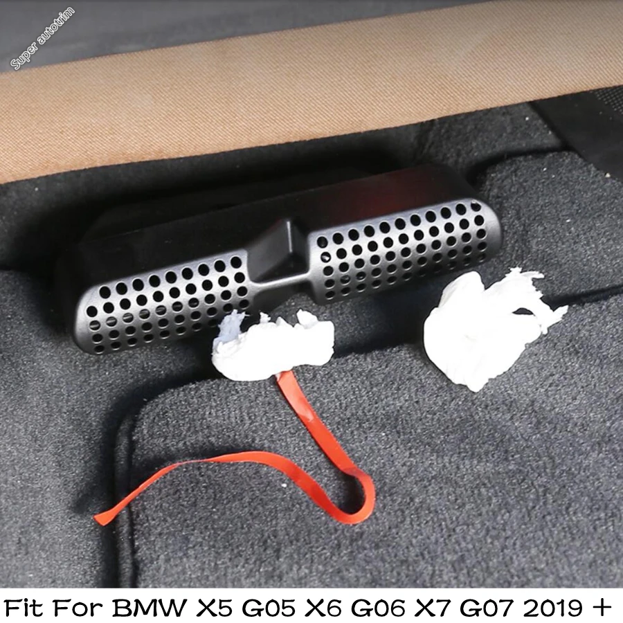 

Car Back Seat Under Air Vent Duct Outlet Shell Cover Trim 2PCS Fit For BMW X5 G05 X6 G06 X7 G07 2019 - 2022 Interior Accessories