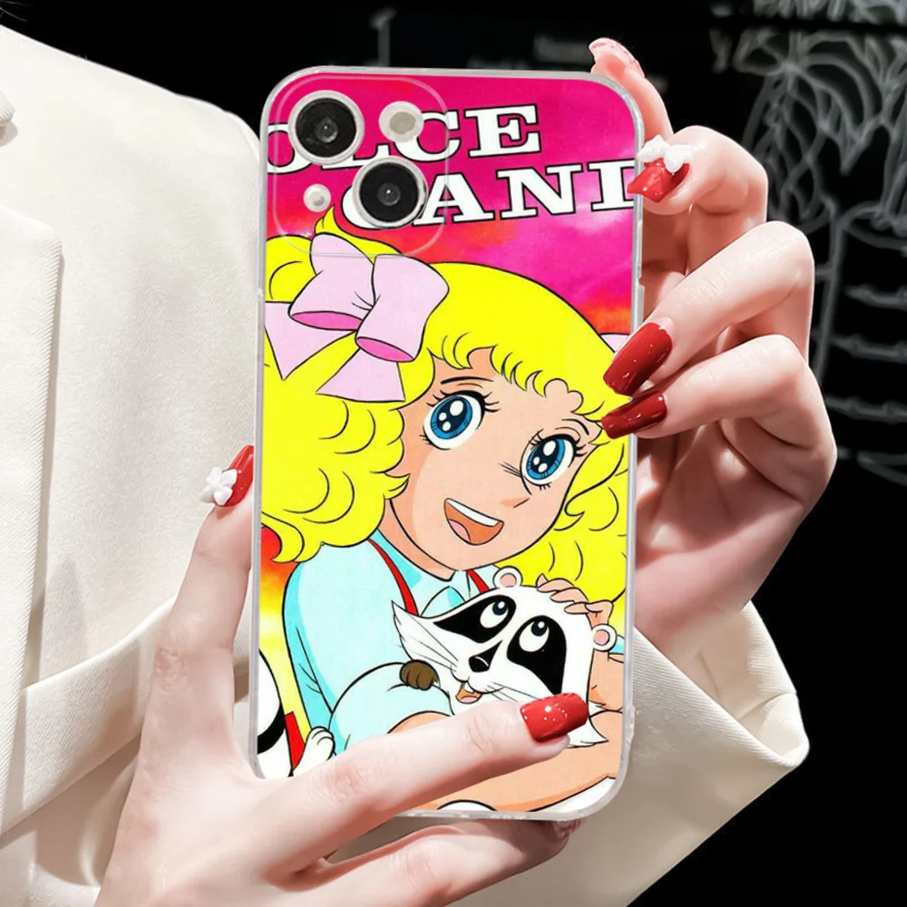 Anime Manga Candy Phone Case For IPhone 16 15 8 7 6 6S Plus X SE XR XS 14 11 12 13 Mini Pro Max Mobile